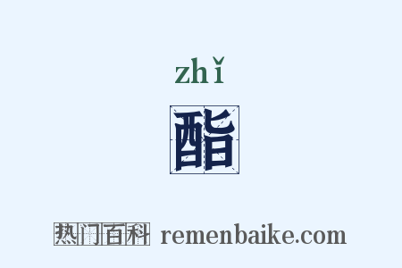 酯是什么意思的图片